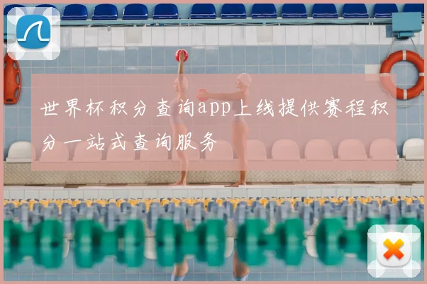 世界杯积分查询app上线提供赛程积分一站式查询服务